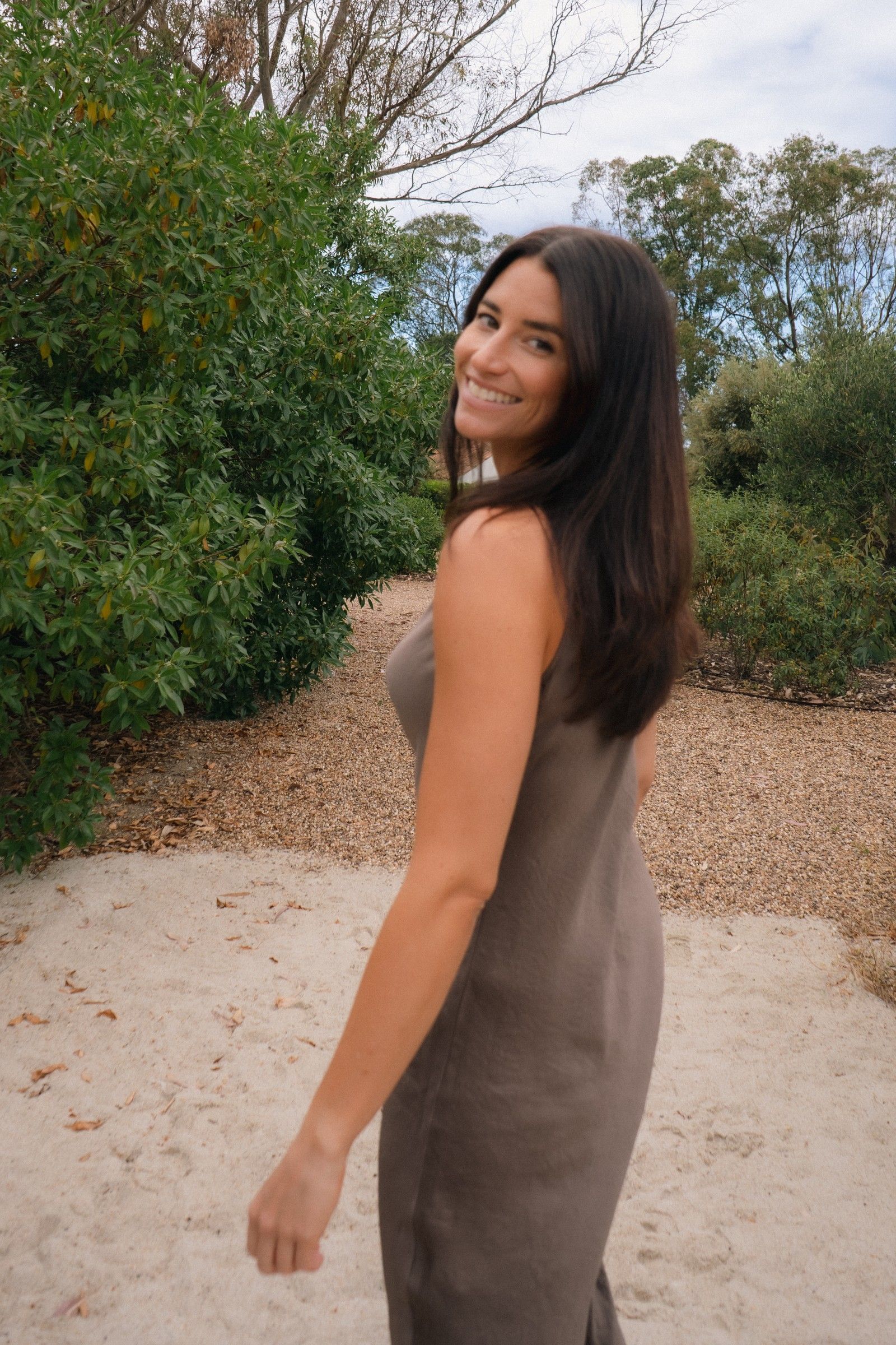 Lisa Wuerden in the garden at Casas na Ferraria (photo credits Atlas Cove)