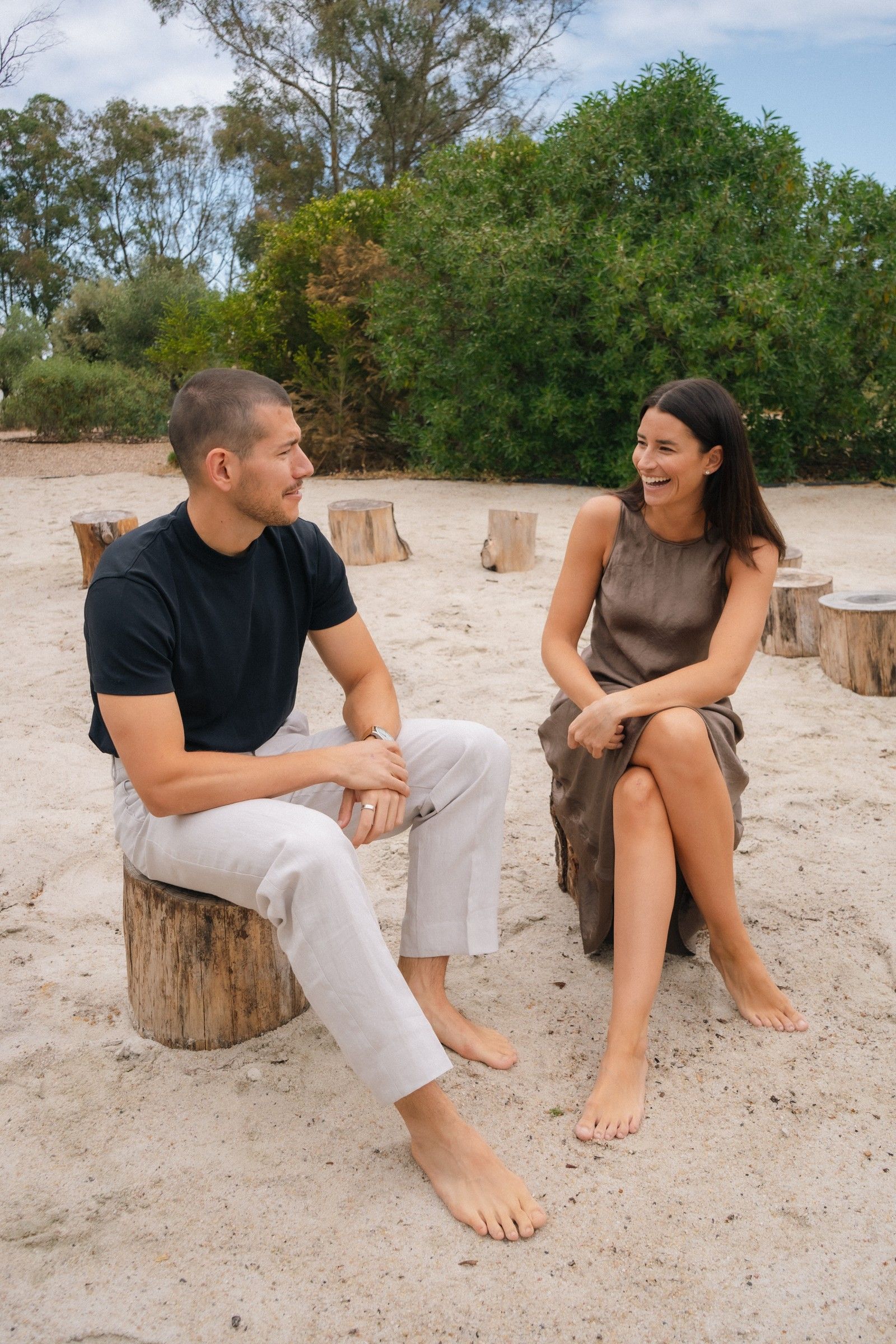 Lisa Wuerden and Tom Wuerden, co-founders of Atlas Cove, at the September residency (photo credits Atlas Cove)