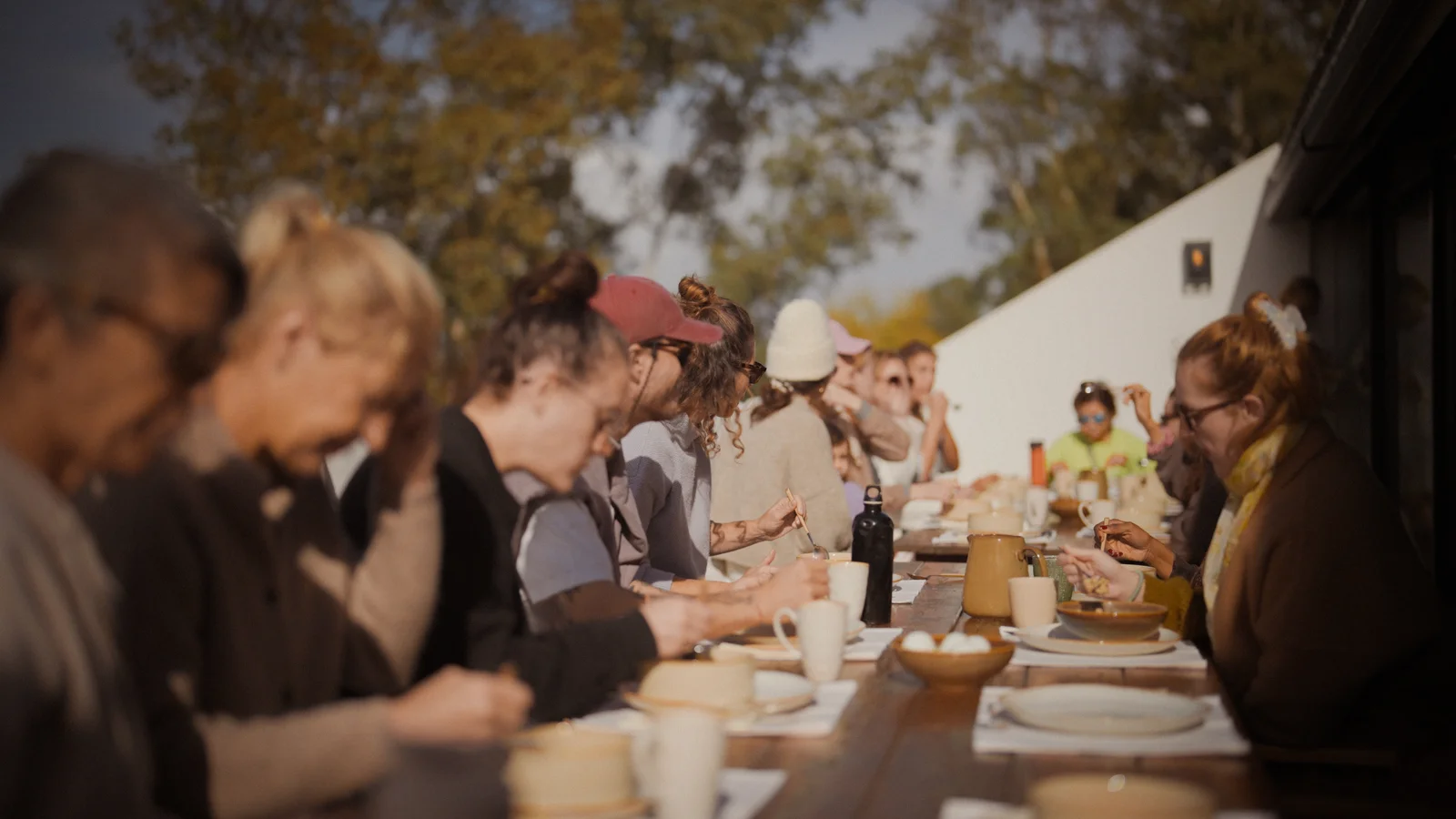 Meals on the terrace at Casas na Ferraria