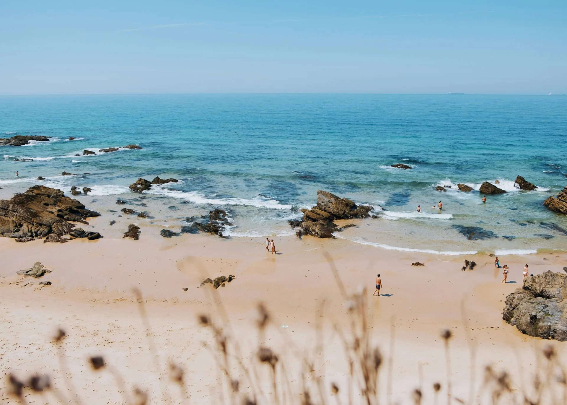 The Atlantic and the dunes near Sesimbra